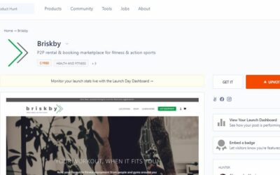 Briskby Launches On Product Hunt